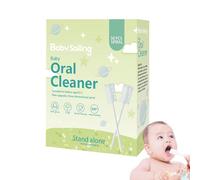 lugreat Gauze Toothbrush - Tongue Cleaner Toothbrush with Paper Handle - Soft and Comfortable Cleaning Supplies for Home, Travel, Hotel, and Outdoors