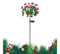 lugreat Solar Lights for Garden,Waterproof LED Flower Lighting - Lawn Solar Stake Lights - for Yard Backyard Courtyard Farm Balcony Lawn Pathway Walkway Patio