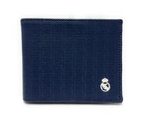 LUGUPELL Official Real Madrid Wallet - 100% Legitimate Leather with RFID Protection, Exclusive Design with RM Design. Gift for Men., multicoloured, De mano, Modern