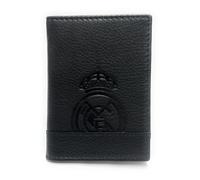 LUGUPELL Official Real Madrid Wallet - 100% Legitimate Leather with RFID Protection, Exclusive Design with Club Crest. Gift for Men., multicoloured, De mano, Classic