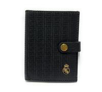 LUGUPELL Official Real Madrid Wallet - 100% Legitimate Leather with RFID Protection, Exclusive Design with RM Design. Gift for Men., multicoloured, De mano, Modern