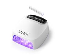 L'UGX 2-in-1 Rechargeable UV Lamp for Gel Nails with Mini LED Lamp Nails & Magnetic Charge, Professional Nail Dryer with Large Interior, Ideal for Manicure & Pedicure at Home and in the Studio
