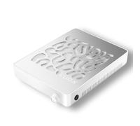 L'UGX Professional Nail Dust Collector with 30 Pcs Filter Papers, Multiple Gear Powerful Dust Collector Nail Salon, Nail Dust Extractor Manicure Pedicure Tool for Acrylic Nail Polishing, Low Noise