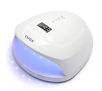 L'UGX Rechargeable UV LED Nail Lamp, Professional 60W Nail Dryer Gel Nail Light for Nail Polish with 4 Timer Setting, Perfect for Home Salon Use