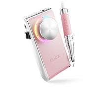 L'UGX Wireless Nail Cutter Professional 30000 RPM - Coreless Motor Portable Electric Nail File for Gel & Acrylic Nails, Manicure Set Electric, Quiet & Low Vibration, Long Battery Life Pink