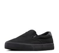 Lugz Men's Clipper Classic Slip-on Canvas Sneaker, Black/Black, 7.5 UK