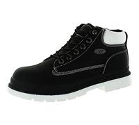 Lugz Men's Drifter Ripstop Classic Chukka Boot, Black/White, 7.5 UK