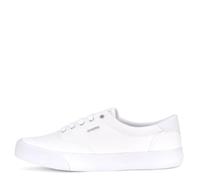 Lugz Men's Flip Classic Canvas Sneaker, White, 13 UK