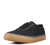 Lugz Men's Lear Classic Canvas Sneaker, Black/Gum, 9 UK