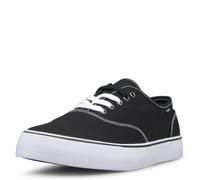 Lugz Men's Lear Classic Canvas Sneaker, Black/White, 6.5 UK