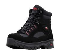 Lugz Ridgeline Men's Chukka Boots, Black/Steel Grey/Mars Red, 6.5 UK