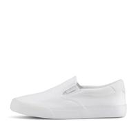 Lugz Women's Clipper Classic Slip-on Canvas Sneaker, White, 4 UK