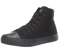 Lugz Women's Stagger Hi Classic Canvas Sneaker, Black, 5 UK