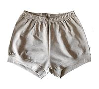 LUHAYESA 95% Cotton Elastic Iyengar Yoga Shorts Men Women Mixsex Iyengar Shorts (Light Gray, M)