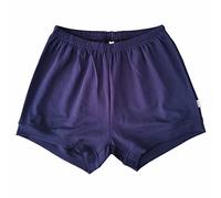 LUHAYESA 95% Cotton Elastic Iyengar Yoga Shorts Mixsex Men Women Children Iyengar Shorts (Black, M)