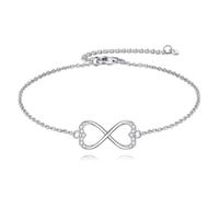 LUHE Horse/Clover/Anchor/Penguin/Sea Turtle/Infinity/Starfish/Cross/Daisy/Mermaid/Ladybug/Axolotl Bracelets for Women Sterling Silver Jewelry Adjustable Chain Bracelet Jewelry Gifts for Women