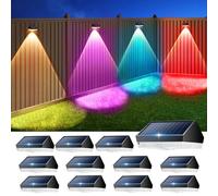 LUHLEE Solar Fence Lights 12Pack