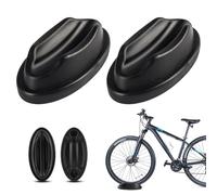 LUHOCIY 2 pieces front wheel support roller trainer, front wheel support, roller trainer accessories, road bike accessories, for stabilising the front wheel of a bicycle, for training on the exercise
