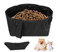 LUHOCIY Foldable Dog Bowl, Travel Bowl, Dog Water Bowl, Dog On the Go, Provide Practical Nutritional Solutions for Pets, Suitable for All Dog Owners in a Variety of Outdoor Areas