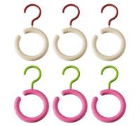 LUHOCIY Hook for hanging, clothes rail, clothes hook for rail, for hanging scarves, hats, bags and other items, suitable for a variety of living spaces