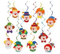LUHOCIY Pack of 12 Carnival Decoration, Fancy Dress Decoration, for Adding Festive Atmosphere, Bring Joy and Energy to Any Party, Perfect Decoration for Mardi Gras and Other Celebrations