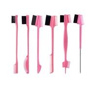 LUHOCIY Pack of 6 Eyebrow Brush, Edges Brush, Double-Sided Eyelash Brush, Designed for a Variety of Beauty Applications, Ideal for Beginners and Professional Makeup Artists Equally