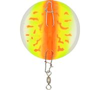 Luhr-Jensen 3/0 Dipsy Diver Orange Fire UV/Chrome Bottom