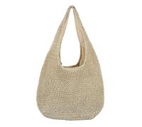 LUI SUI Straw Tote Bag Summer Beach Shoulder Bag for Women, Weave Large Capacity Casual Hand-woven Purse