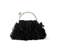 LUI SUI Women Floral Clutch Purses Soft Satin Flower Evening Bag Party Prom Purses
