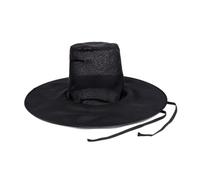 Luielle [1SEC GAT] Quick-Fold Korean Traditional Hat for K-Drama Cosplay Gift & Performance (Black)