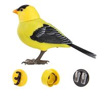 Luieonm Electronic Bird Toys Electric Parrots, Electric Singing And Chirping Bird Toy, Motion And Sound Activated, Move Chirp Realistic Home Office Room Decoration