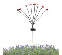 Luieonm Ladybug Solar Lights for Garden Solar Powered Garden Stake Lights