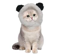 Luieonm Pet Headwear Hat | Dog Warm Bear Hat - Adjustable Brown Funny Cat Bear for Medium Dogs, Small Puppies, Pets, Cats