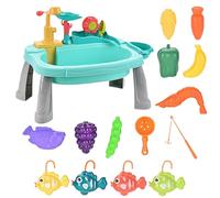 Luieonm Play Sink with Running Water - Electric Dishwasher Playing Toy with Running Water | Pretend Dishwasher Playing Game for Kids Young Children Aged 3+ Years Old