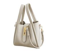 Luieonm PU Leather Bucket Bags - Trendy Vintage Shoulder Bag | Casual Supplies for Gym Camping Work Commuting Offices Biking Everyday Carry Shopping Park Walking Dating Outdoor