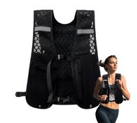 Luieonm Running Chest Pack | Reflective Hydration Phone Holder Chest Pack - Lightweight Running Fanny Bag with 500ml Water Bottle Storage Pocket for Men and Women