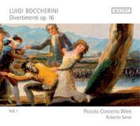 Luigi Boccherini Luigi Boccherini: Divertimenti, Op. 16 - Volume 1 (CD) Album