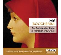 Luigi Boccherini - Sonatas For Flute And Harpsichord (Stokes, Karp)