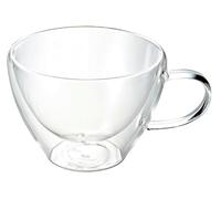 Luigi Bormioli 1442 Cappuccino Cups Double-Walled Borosilicate Glass 385 ml Set of 2