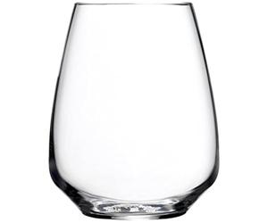 Luigi Bormioli Atelier Stemless Riesling Wine Glass, 14-Ounce, Set of 6