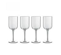 Luigi Bormioli Bach Red Wine Glasses Durable Dishwasher Safe - 4 Pack - 400ml