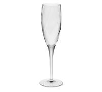 Luigi Bormioli Canaletto 7-Ounce Blown Crystal Flute Glasses, Set of 4