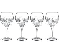 Luigi Bormioli Diamante Chianti Glasses - Red Wine Drinkware, 520 ml - Pack of 4