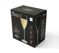 Luigi Bormioli Magnifico 305ml Champagne Flute, Clear (Pack of 6)