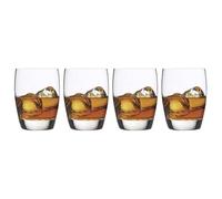 Luigi Bormioli Michelangelo 15.75 oz Double Old Fashion Glasses - Classic Design Ideal for Cocktails, Modern Durability - Fine Laser-Cut Rims, Dishwasher Safe, Made in Italy (Set of 4)