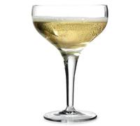 Luigi Bormioli Michelangelo Champagne Coupe Glass - 22cl - Set of 6 in Clear Luigi Bormioli Clear