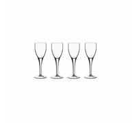 Luigi Bormioli Michelangelo Liqueur Glasses Set of 4, 4 Count (Pack of 1)