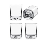 Luigi Bormioli On The Rocks 13.5 oz DOF Double Old Fashioned Glasses (Set Of 4), Clear