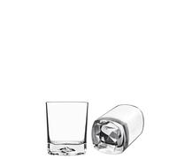 Luigi Bormioli On The Rocks Set of 4 DOF Whiskey Glasses Made in Italy Gift Box