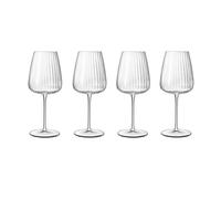 Luigi Bormioli - Optica White Wine Glass 55 cl 4-pack - Clear